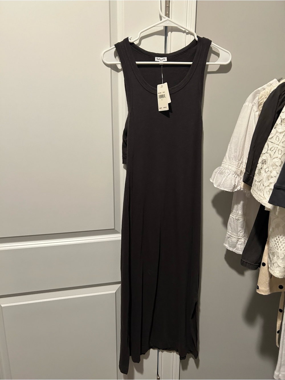 Splendid Black Sleeveless Maxi Dress